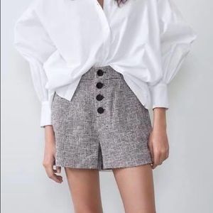 Zara Tweed Shorts